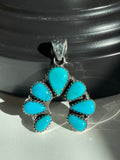 Turquoise Naja Pendant | Sterling Silver 925 B854
