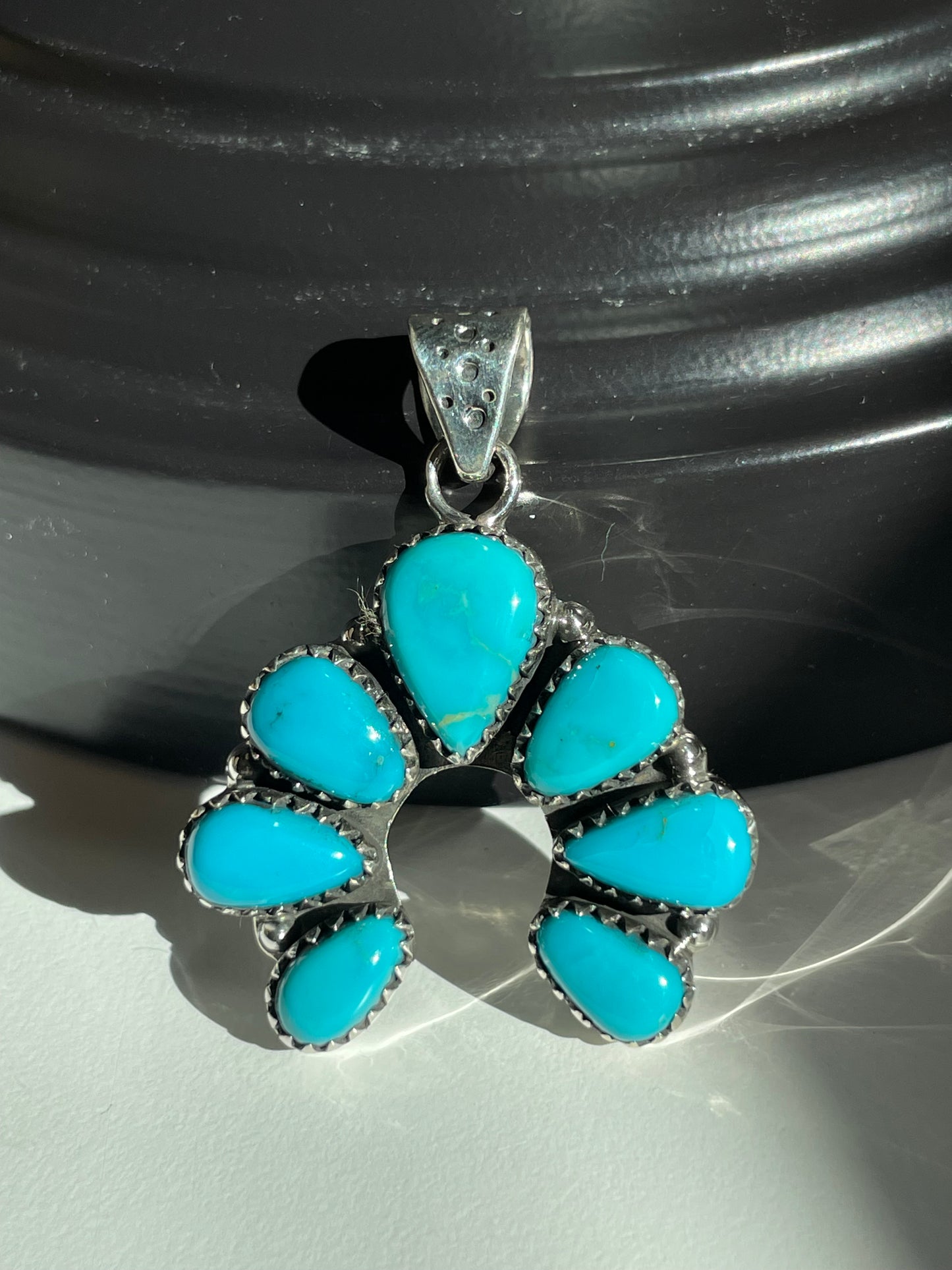 Turquoise Naja Pendant | Sterling Silver 925 B854