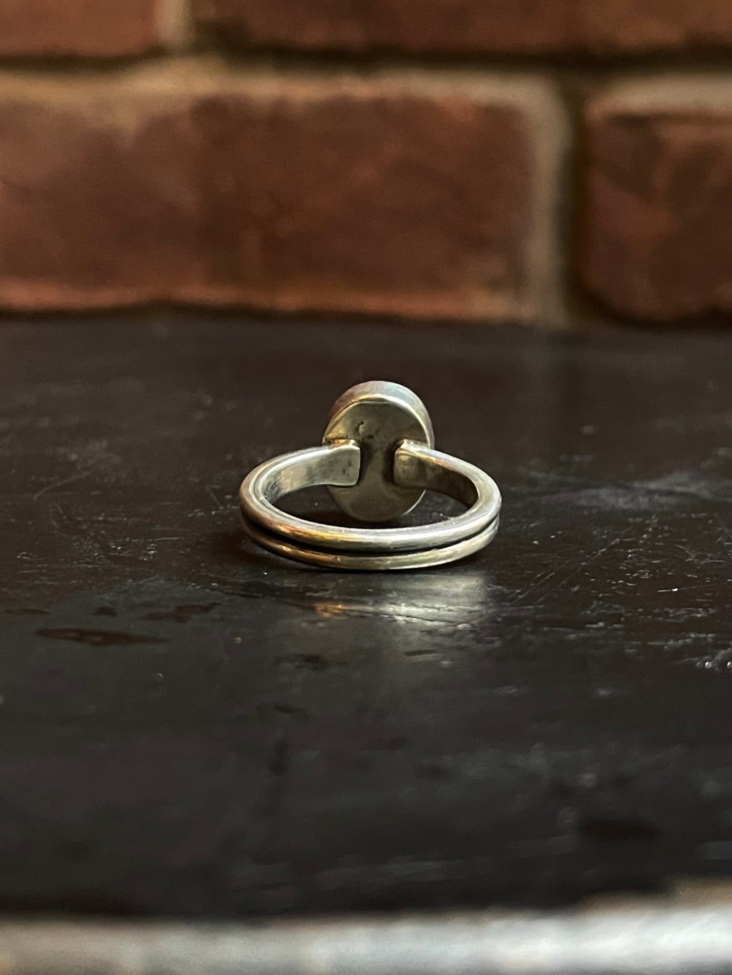 Black Onyx Ring | Sterling Silver | Size 7 G327