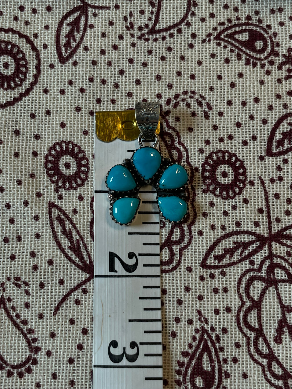 Turquoise Naja Pendant | 925 Sterling Silver E230