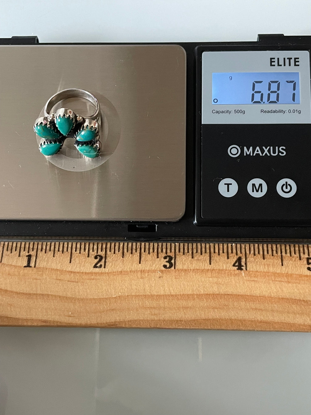 Turquoise Naja Ring Size 6 | 925 Sterling Silver G272