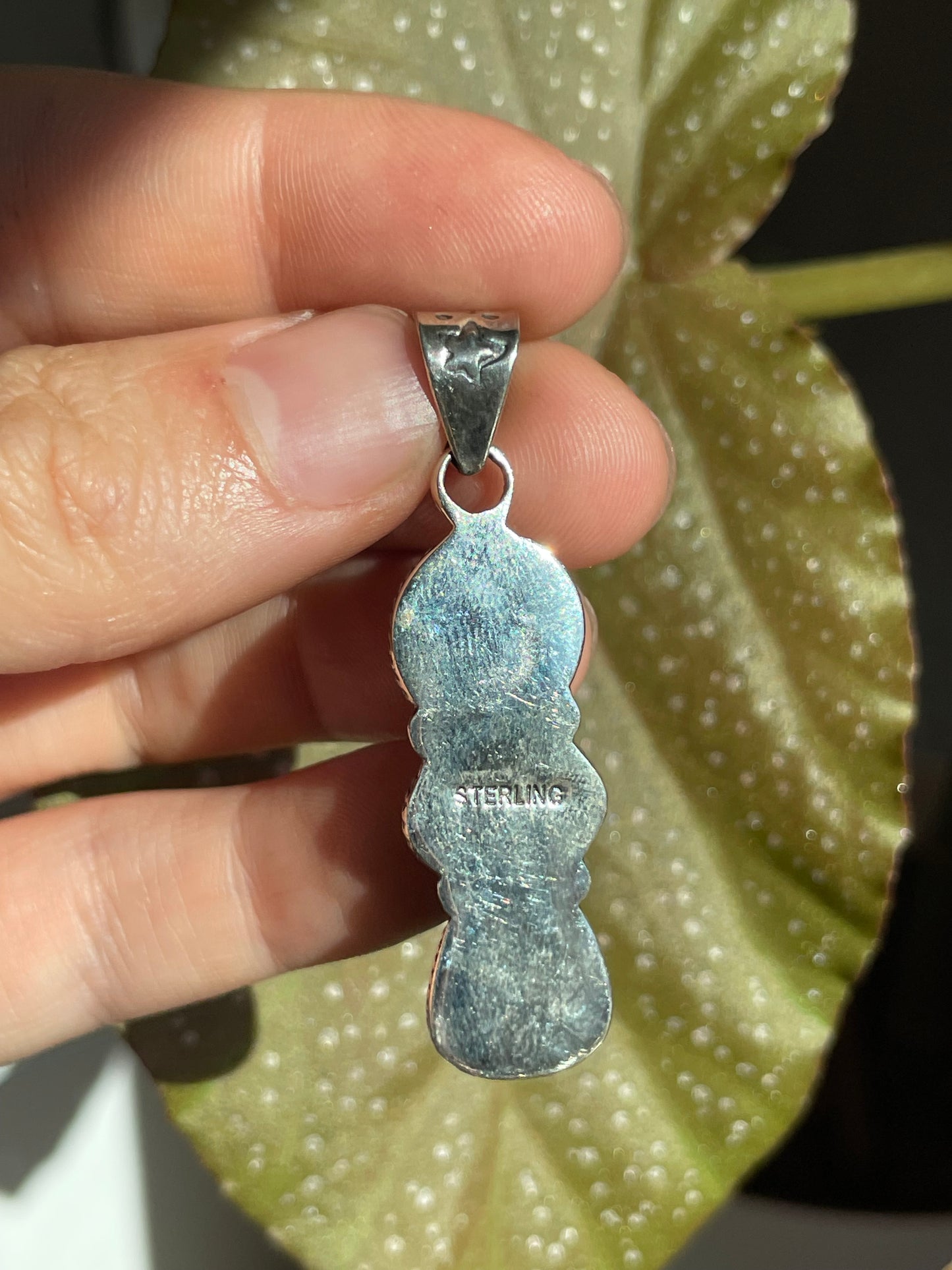 Turquoise 3 Stone Pendant | Sterling Silver 925 B851