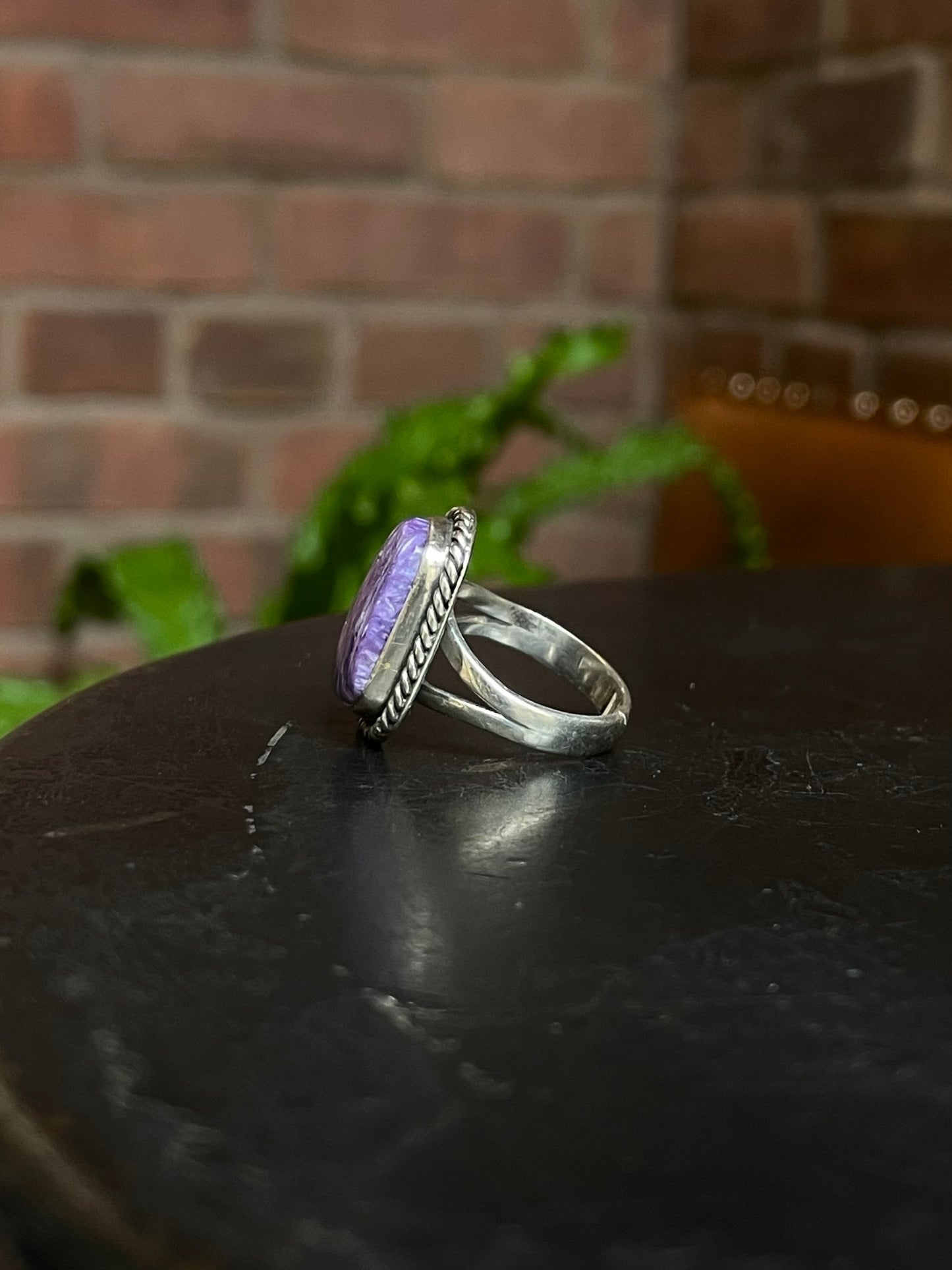 Charoite Ring Size 7 | 925 Sterling Silver E775