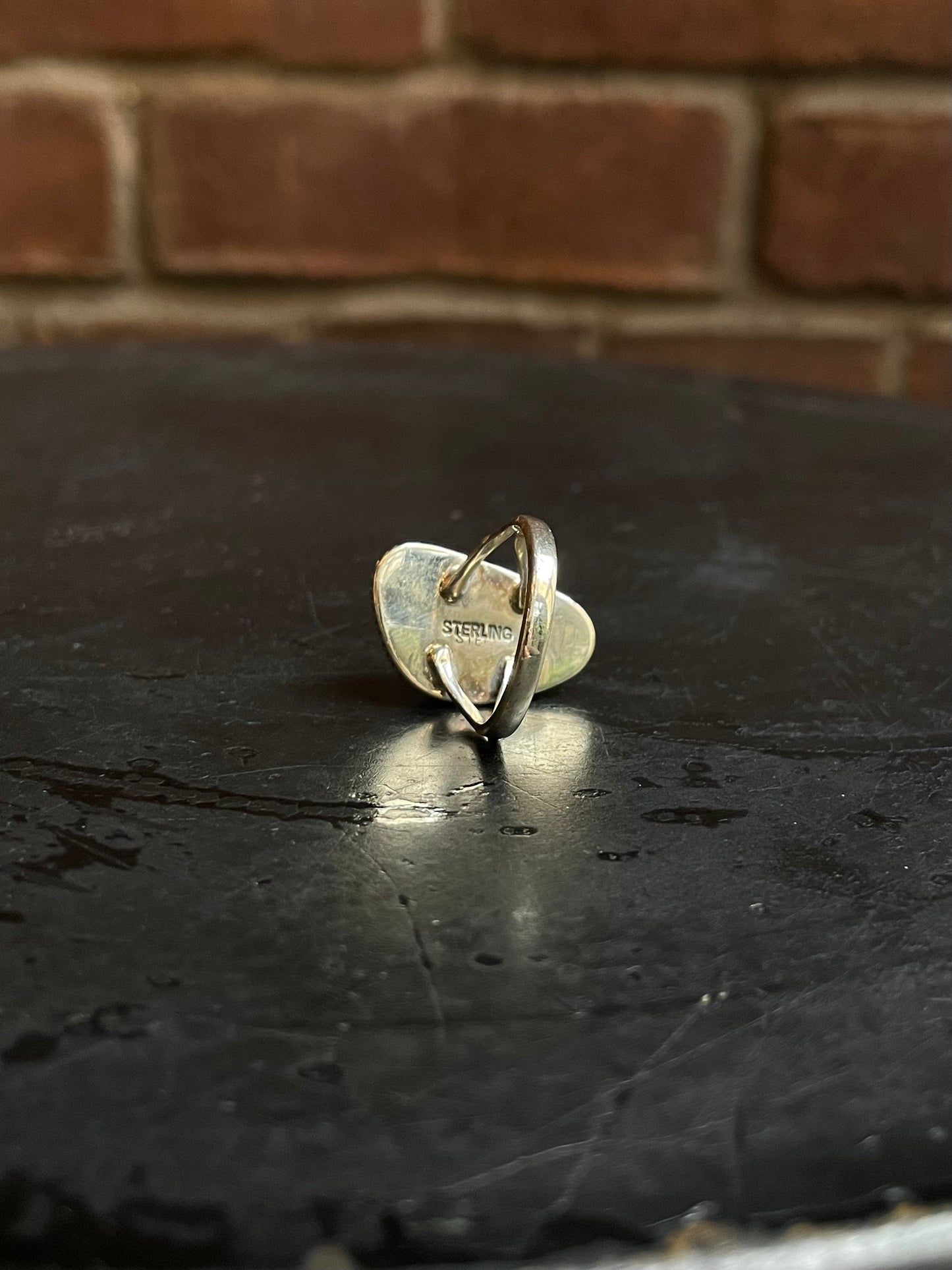 Pink Conch Ring Size 8 | 925 Sterling Silver Southwest E169