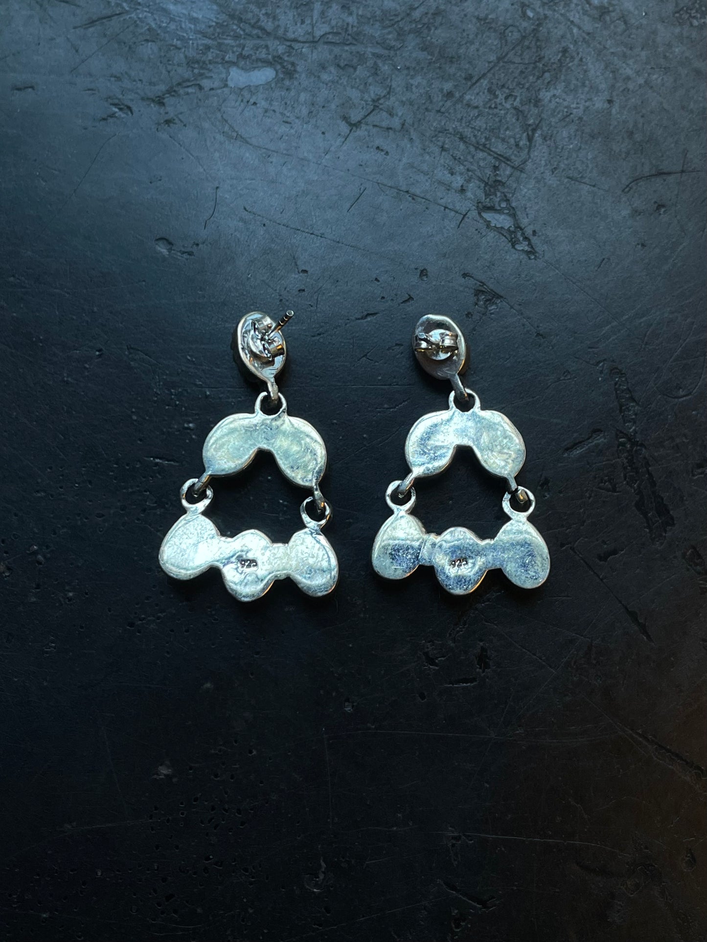 Pink Conch Drop Earrings | 925 Sterling Silver E378