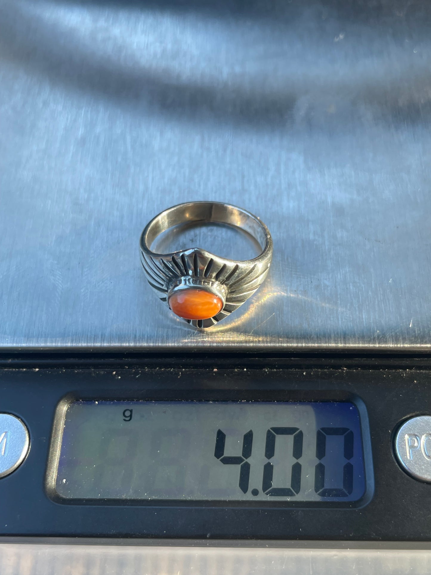 Spiny Oyster Ring Size 6 | 925 Sterling Silver Southwest B984