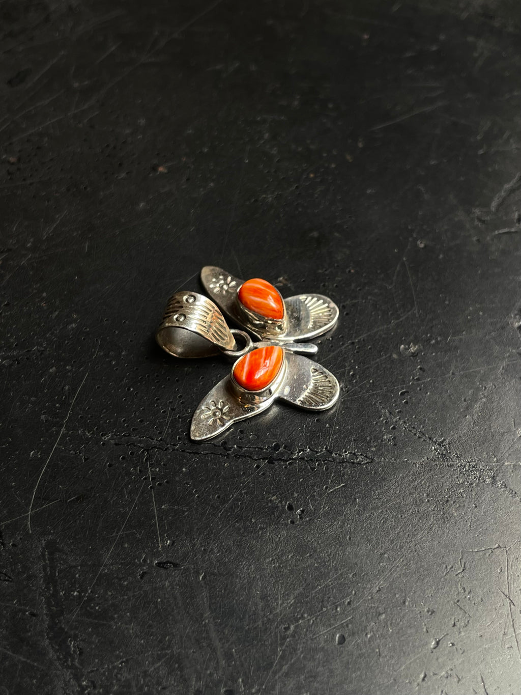 Spiny Oyster Butterfly Pendant | 925 Sterling Silver E235