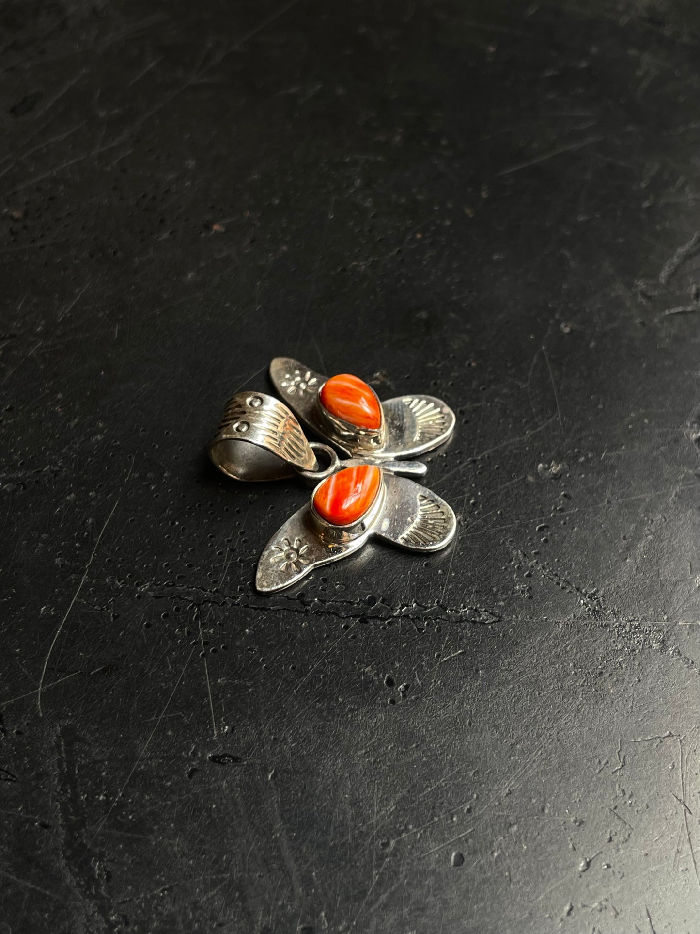 Spiny Oyster Butterfly Pendant | 925 Sterling Silver E235