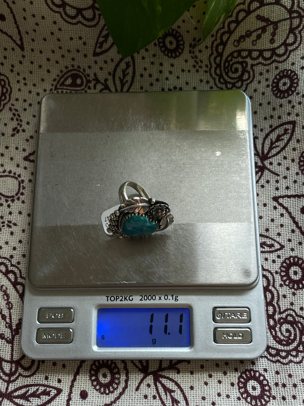 Turquoise Heart Ring Size 6 | 925 Sterling Silver D312