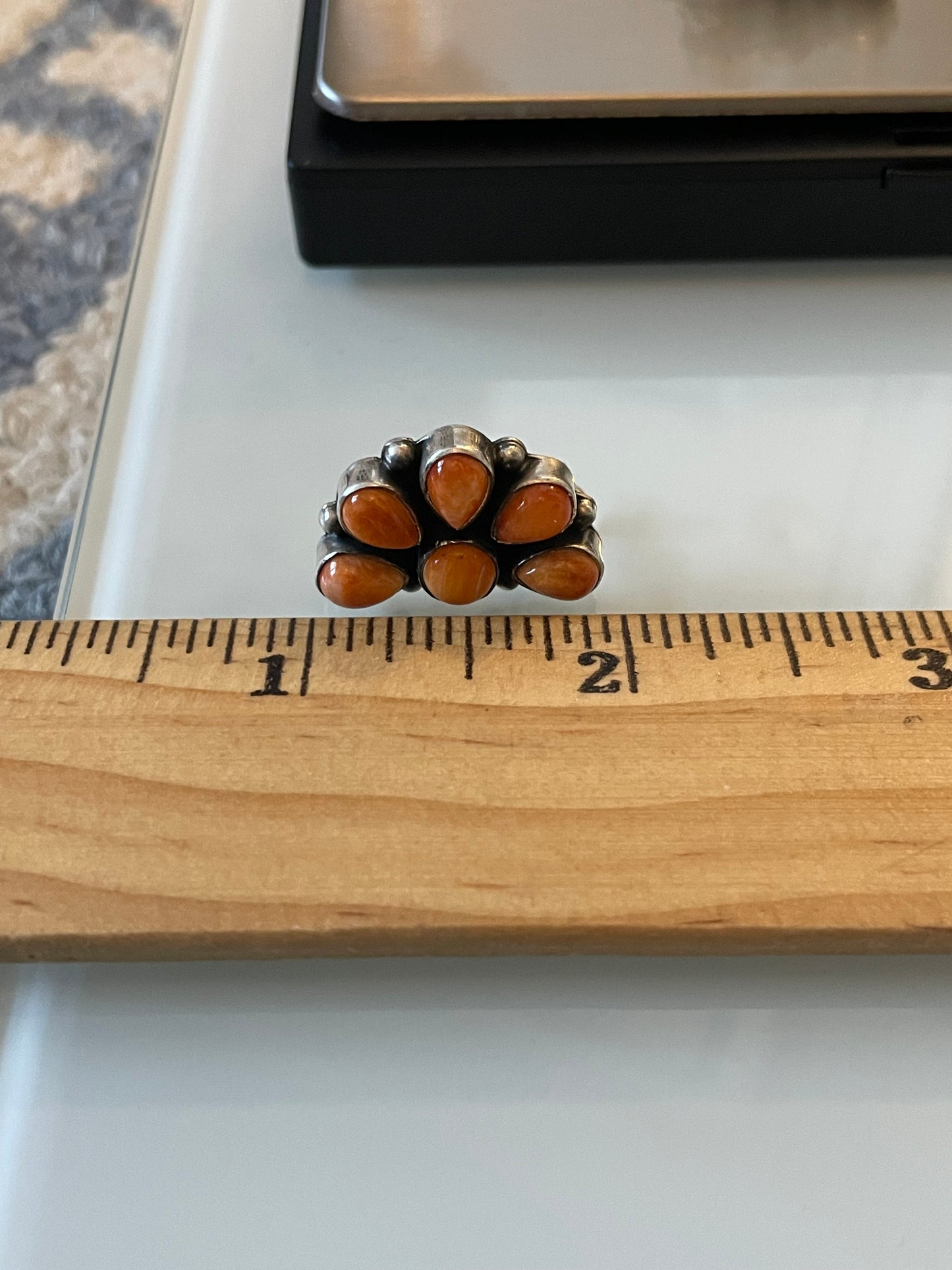 Spiny Oyster Cluster Stud Earrings | Sterling Silver E640