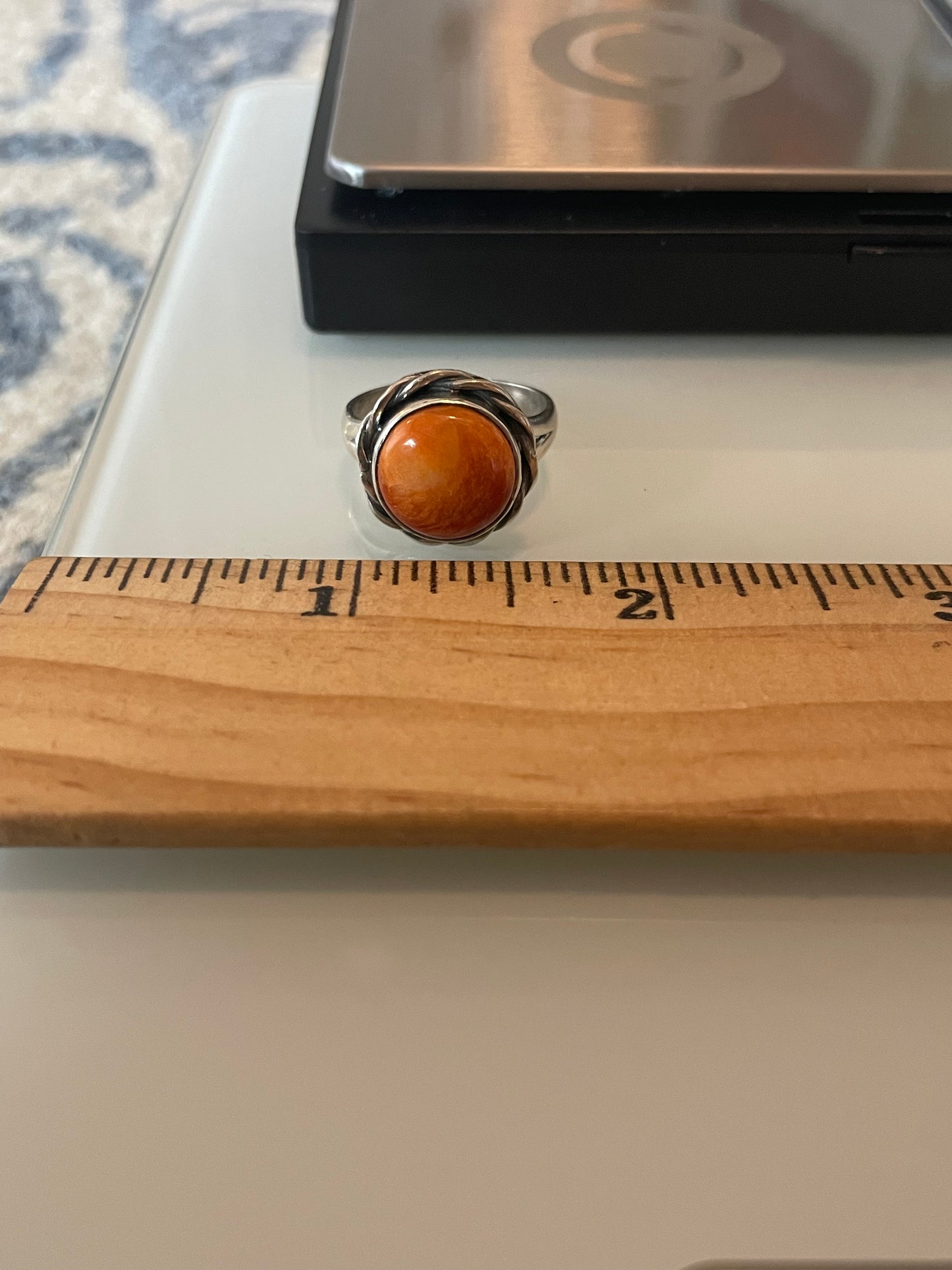 Spiny Oyster Ring Size 8| 925 Sterling Silver G209