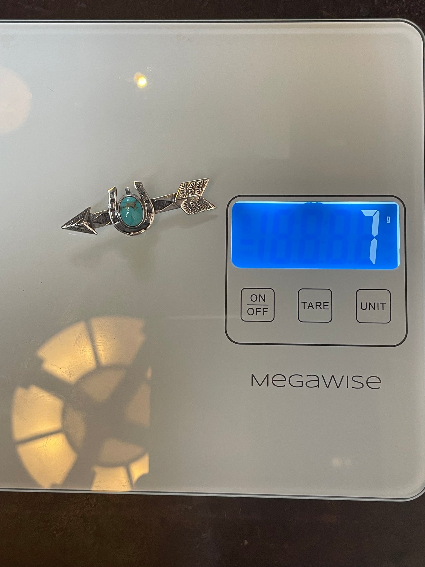 Turquoise Arrow Pendant | Sterling Silver 925 C654