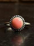 Pink Conch Ring Size 6.75 | 925 Sterling Silver G157