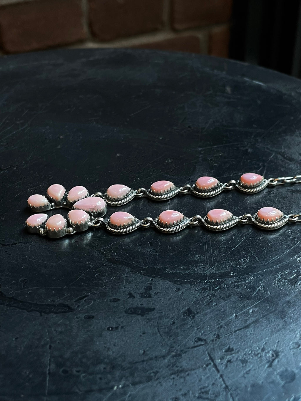 Pink Conch Naja Necklace | 925 Sterling Silver E328