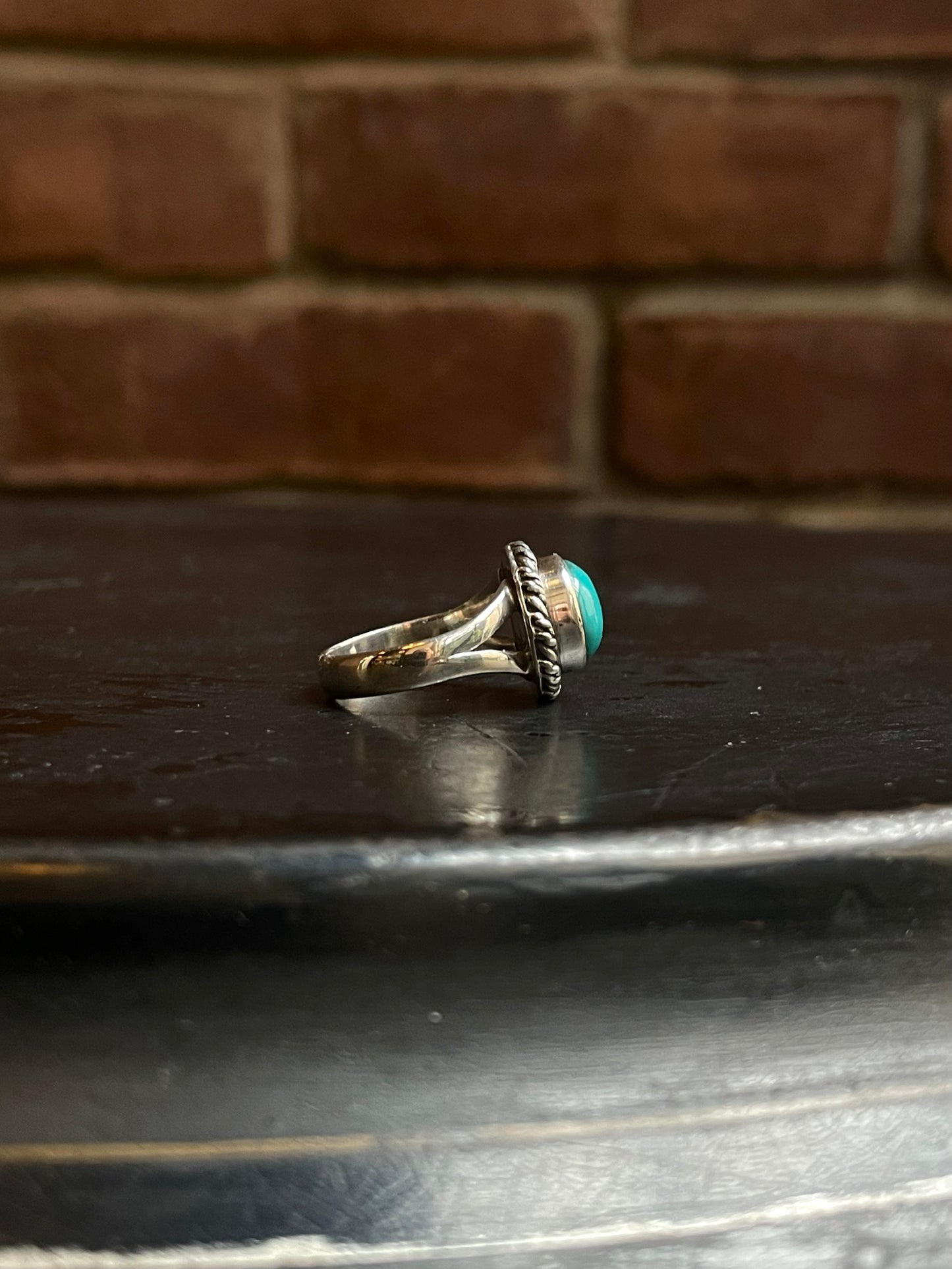 Kingman Turquoise Ring Size 6 | 925 Sterling Silver Southwest E213