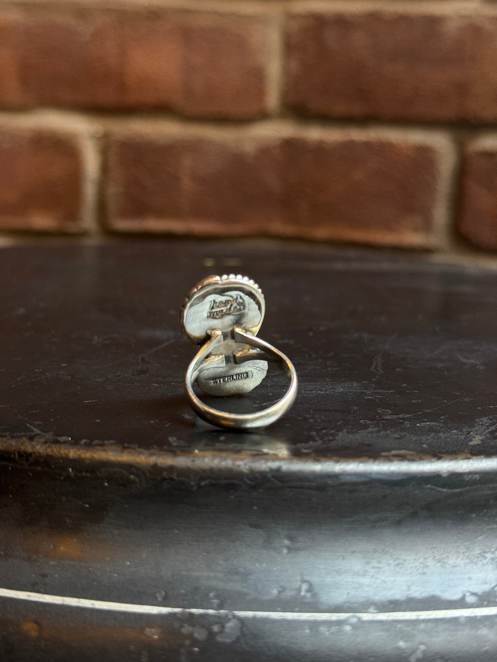 Spiny Oyster Leaf Ring | 925 Sterling Silver | Size 8 C222