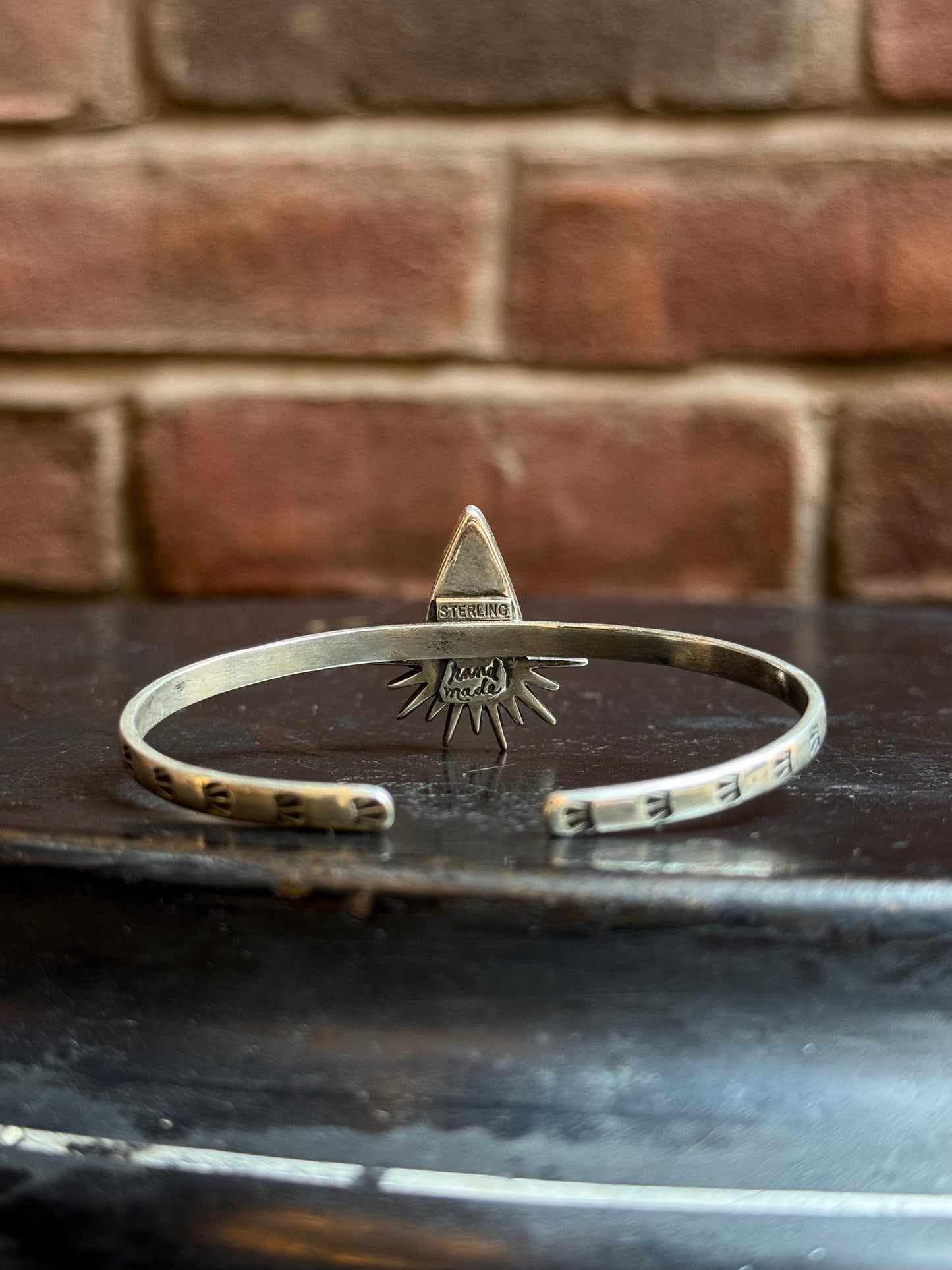 Turquoise Teardrop Cuff | Sterling Silver | A861