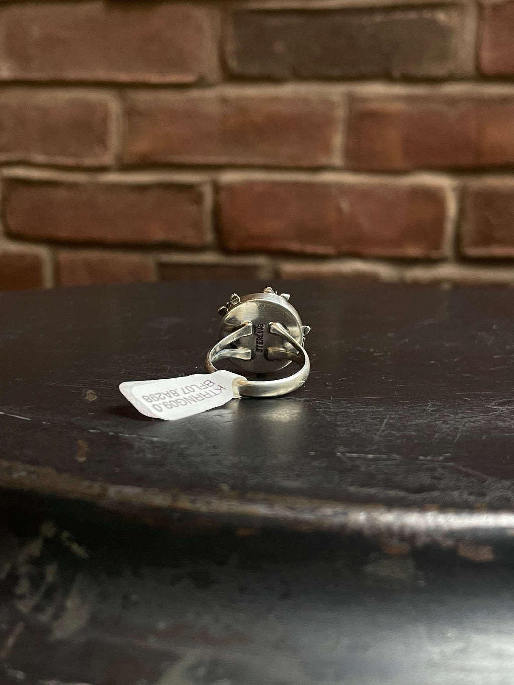 Kingman Turquoise Butterfly Ring | Sterling Silver | Size 9 | A298