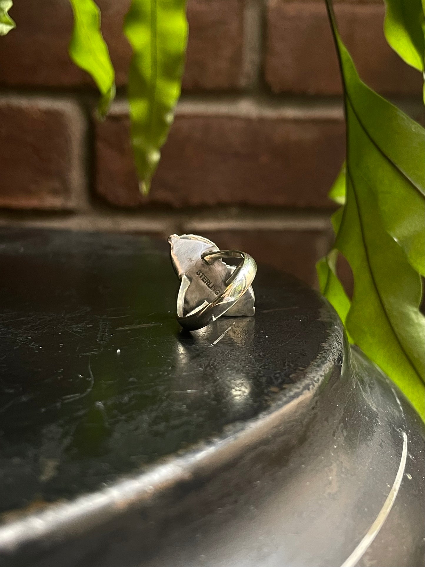 Pink Conch Ring | Sterling Silver 925 Size 8 C694