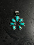 Turquoise Naja Pendant | 925 Sterling Silver E226