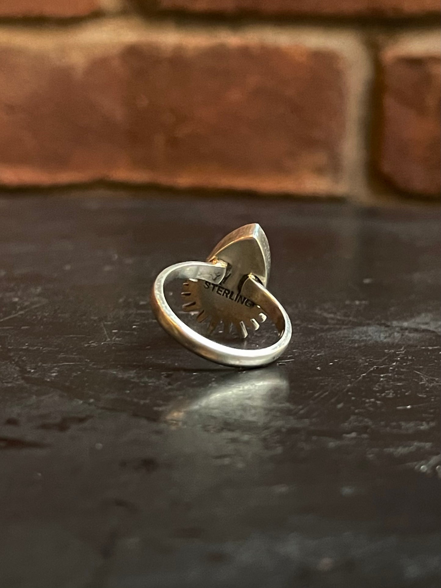 Black Onyx Ring | Sterling Silver | Size 6 G328