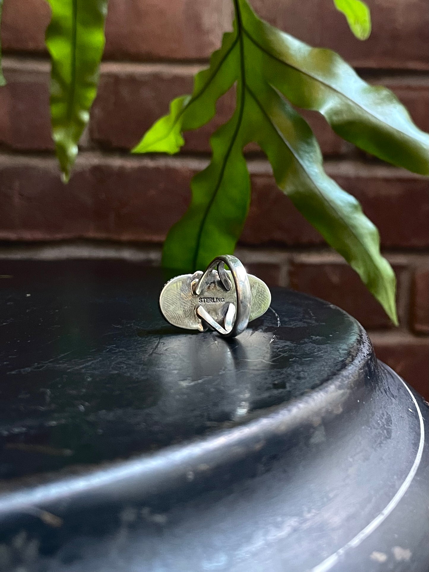 Kingman Turquoise Ring Size 7.75 | 925 Sterling Silver C579