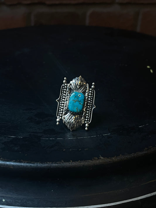 Turquoise Ring Size 9 | 925 Sterling Silver C933