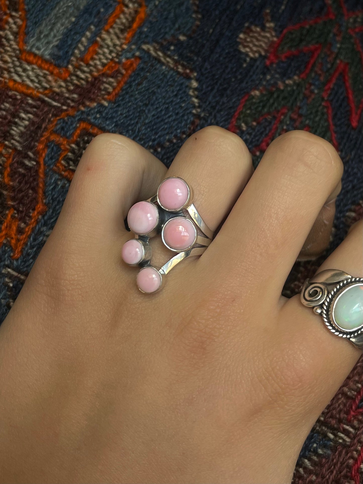 Pink Conch Ring Size 9.25 | 925 Sterling Silver G109