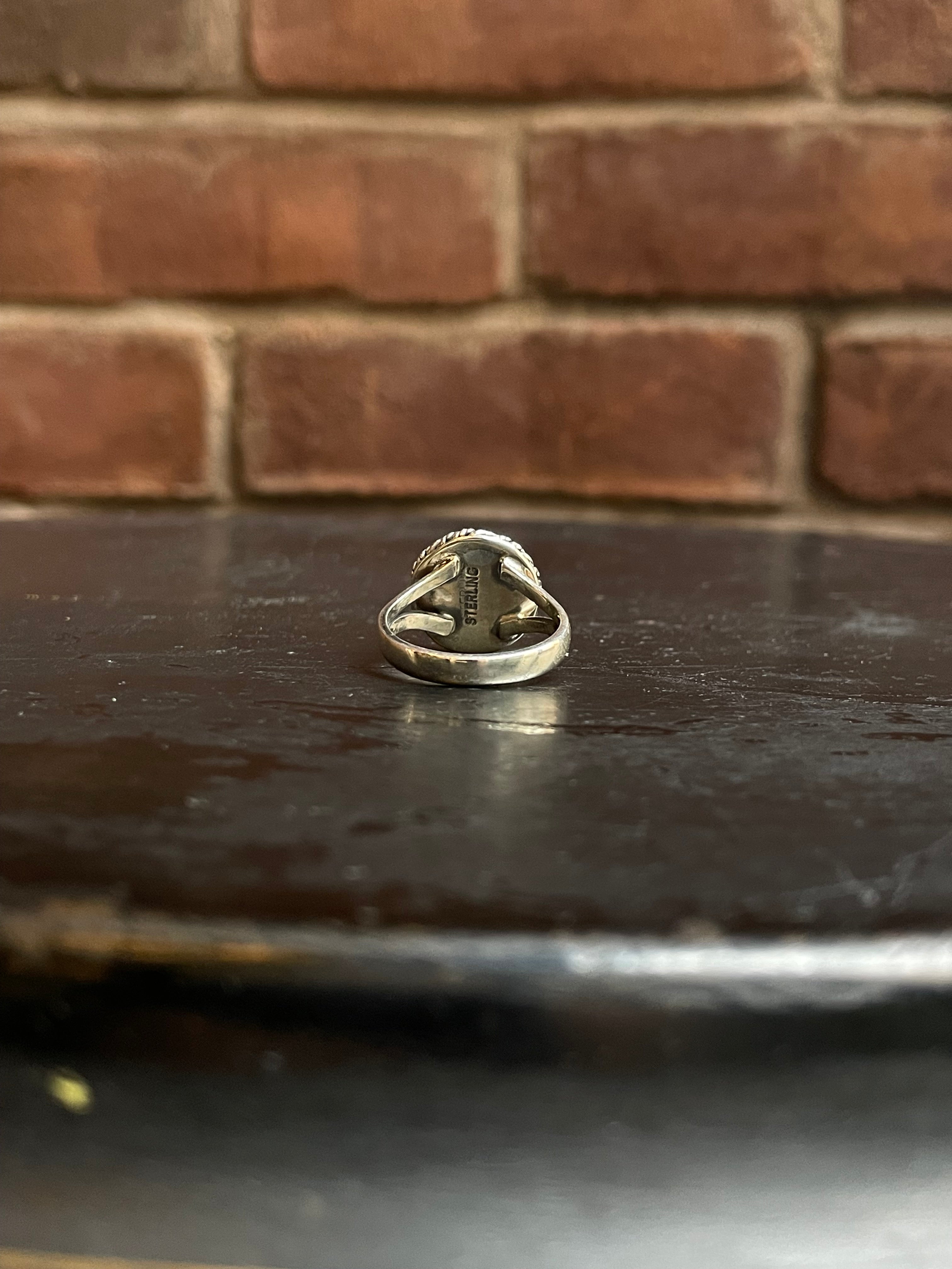 Spiny Oyster Ring Size 8 | 925 Sterling Silver Southwest E178