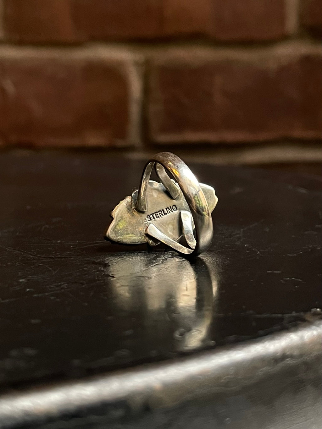 Pink Conch Ring Size 9 | 925 Sterling Silver G166