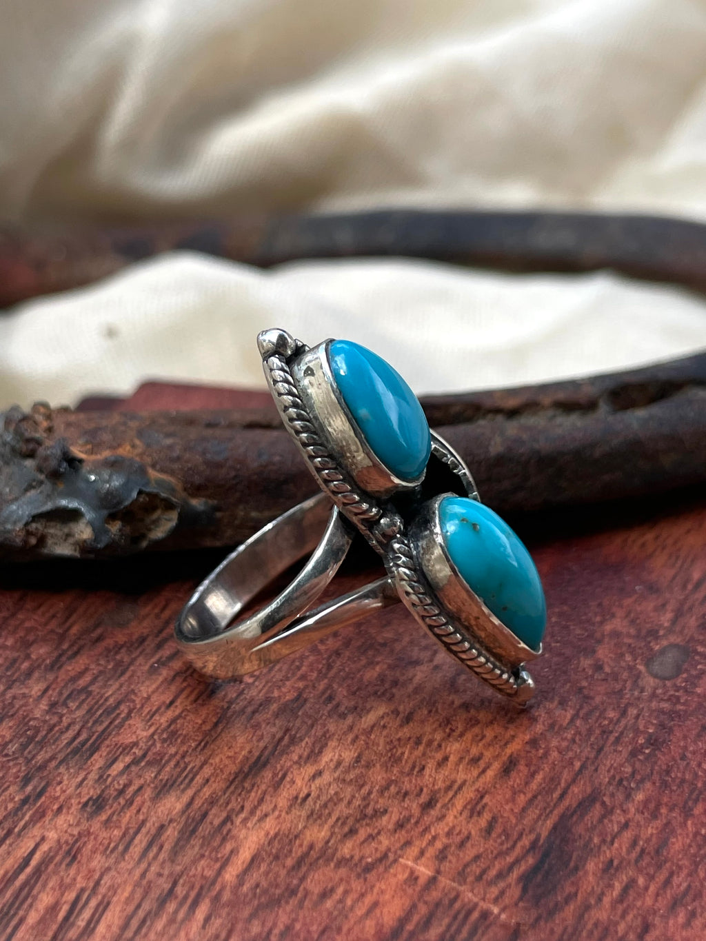 Turquoise Ring Size 7 | 925 Sterling Silver C587