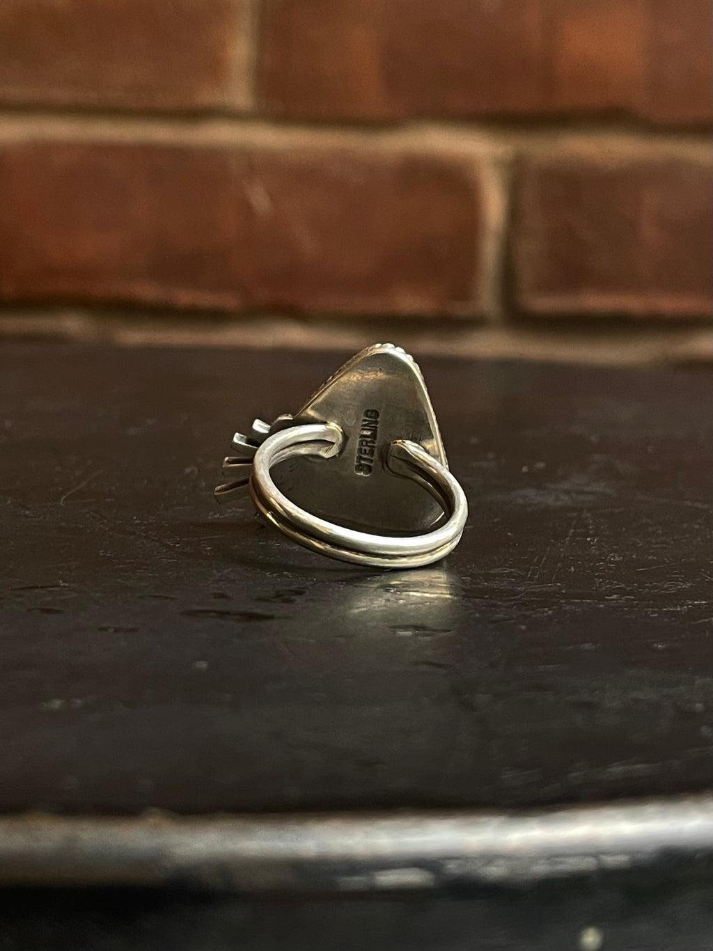 Pink Conch Ring Size 8 | 925 Sterling Silver G105