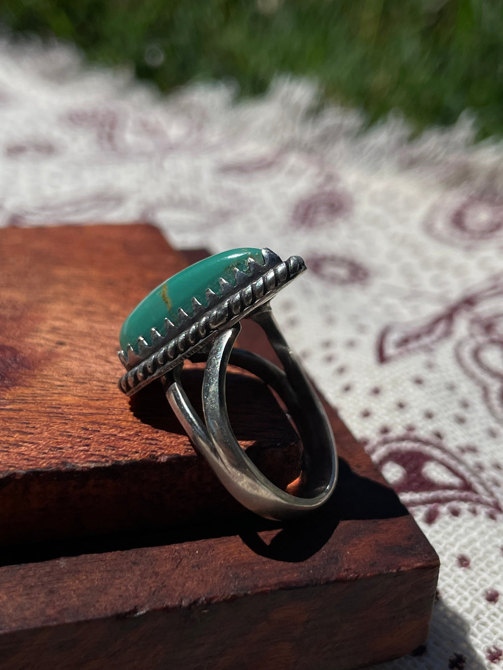 Turquoise Ring Size 6 | 925 Sterling Silver D287