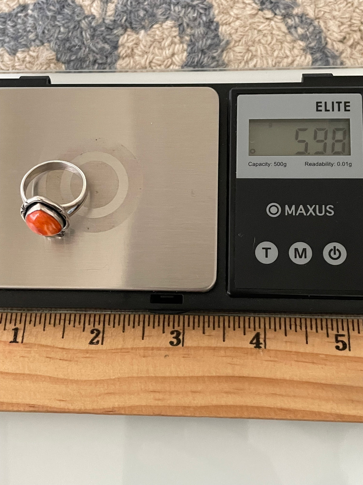 Spiny Oyster Ring Size 7 | 925 Sterling Silver G795