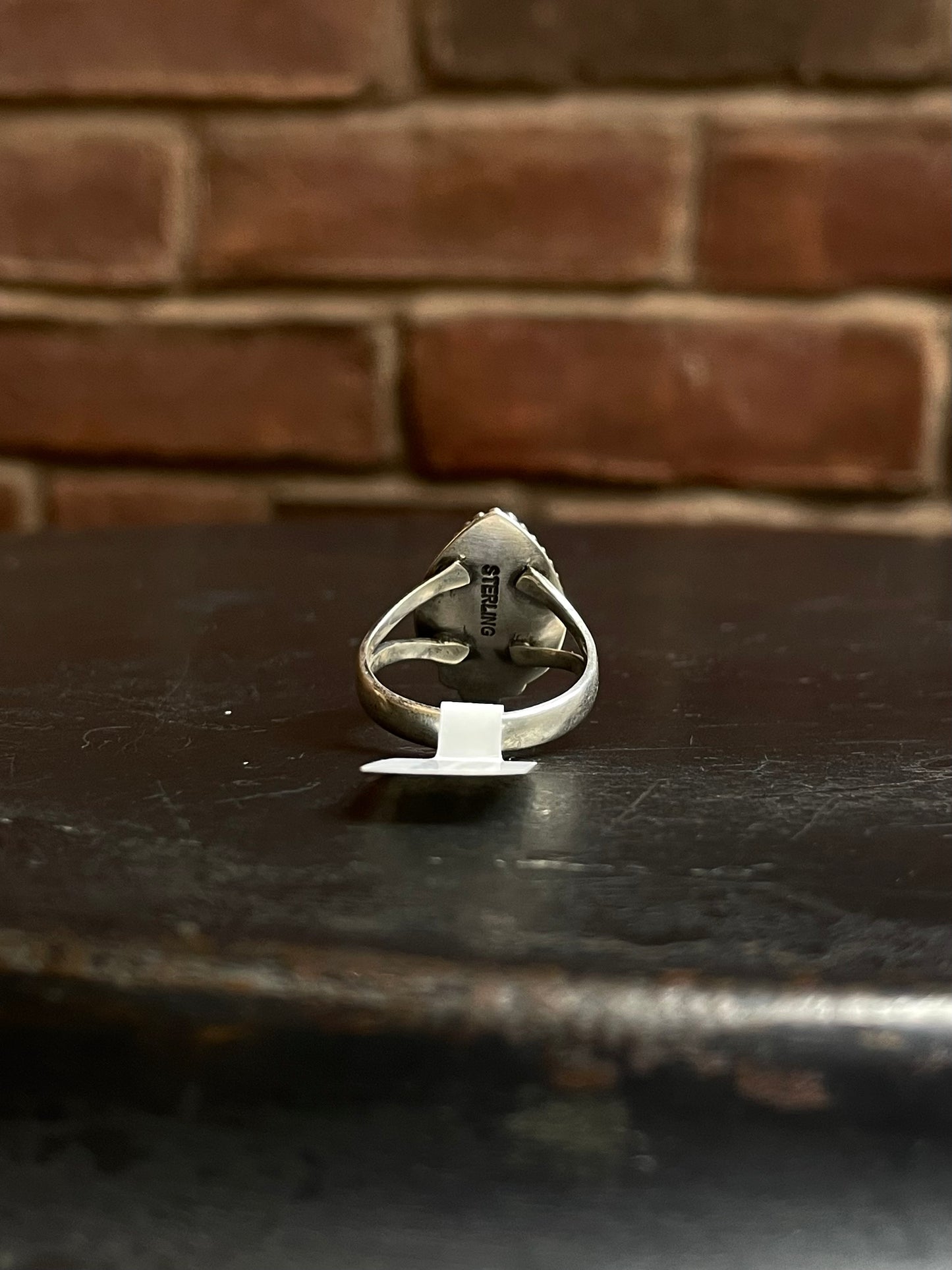 Pink Conch Ring Oval | Sterling Silver | Size 7 | A420