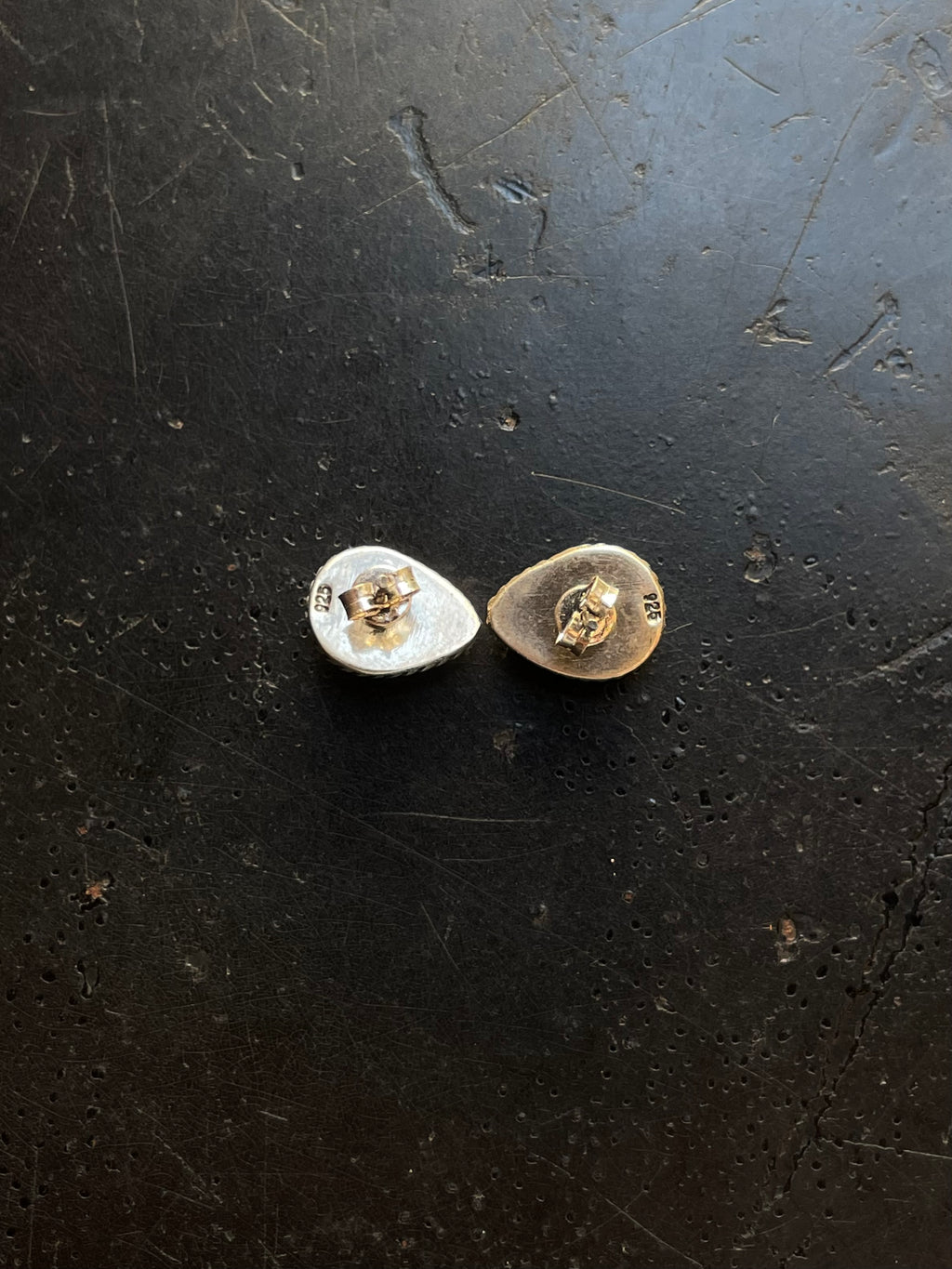Kingman Turquoise Stud Earrings | 925 Sterling Silver G662