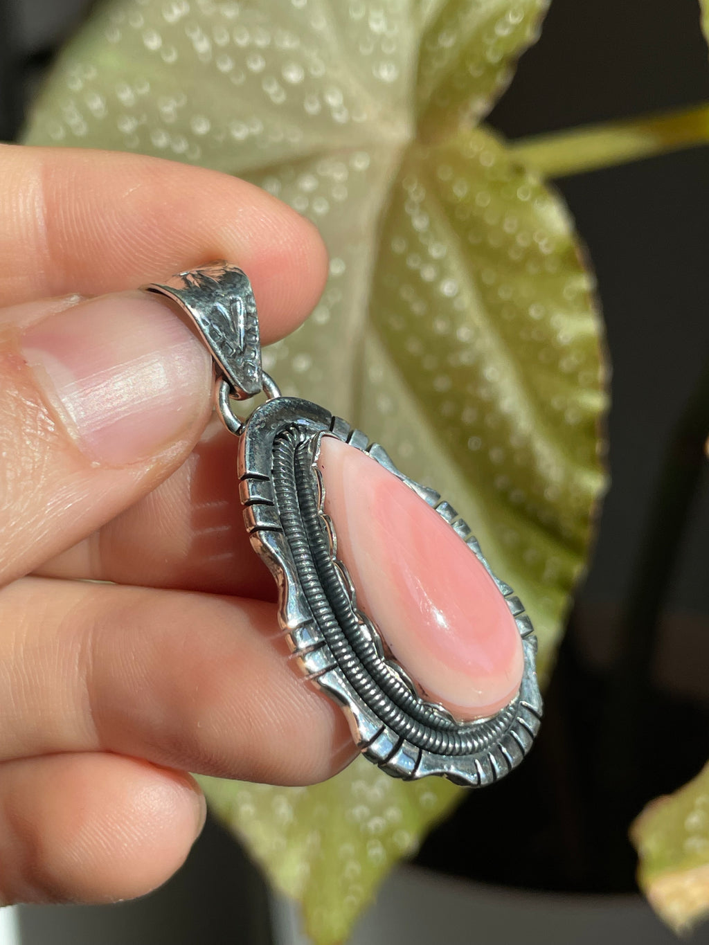 Pink Conch Pendant | Sterling Silver 925 B846