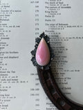 Pink Conch Teardrop Ring Size 6.5 | 925 Sterling Silver G751