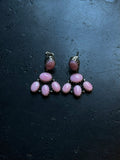 Pink Conch Drop Earrings | 925 Sterling Silver E400