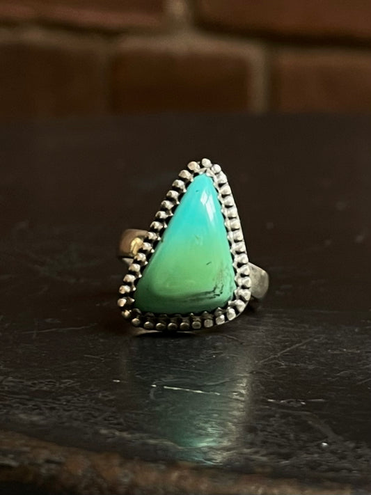 Turquoise Ring | 925 Sterling Silver Size 6 E441