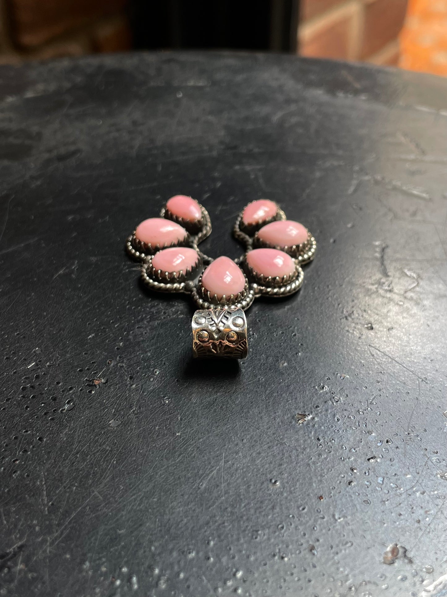 Pink Conch Naja Pendant | 925 Sterling Silver E217
