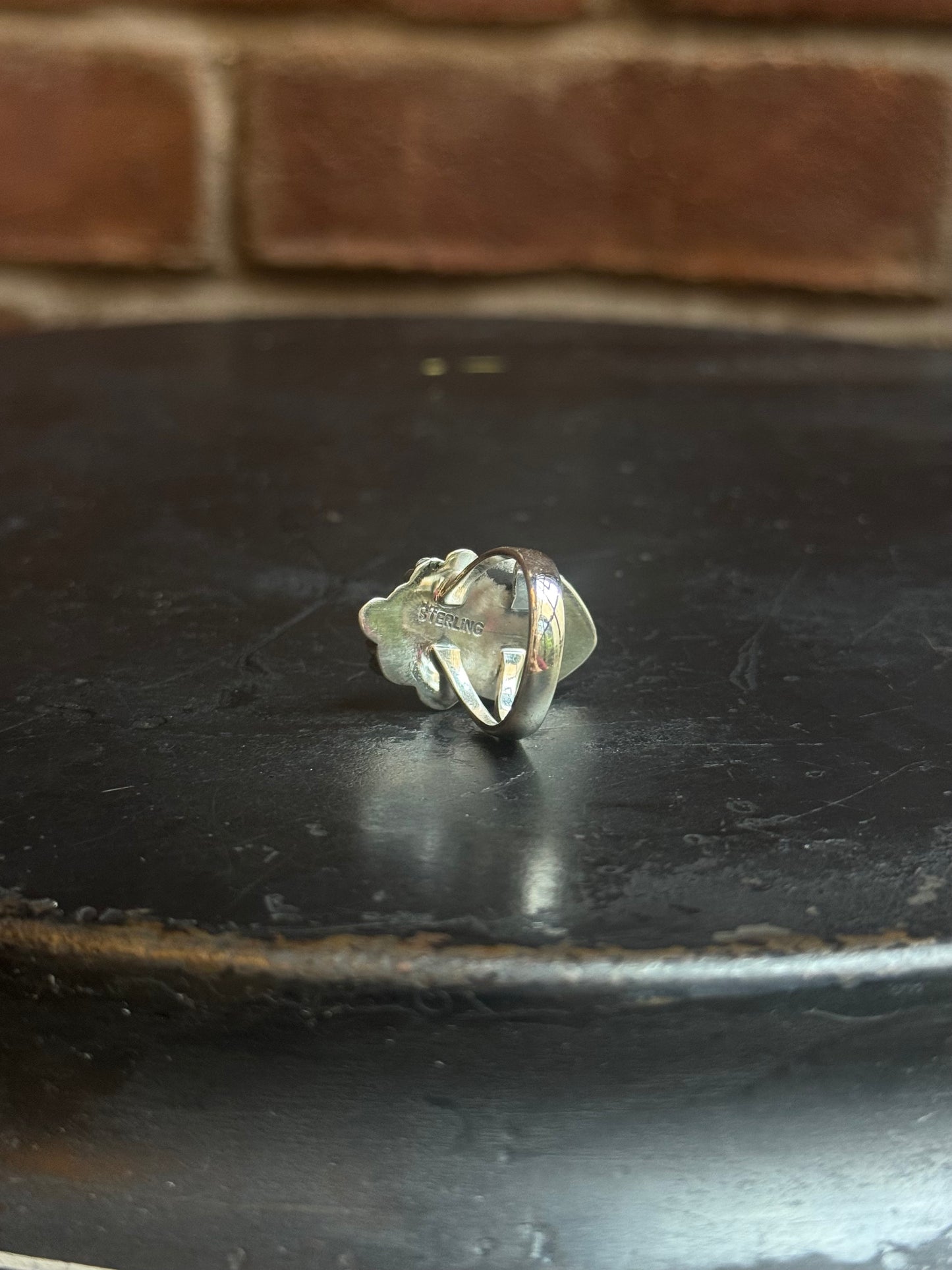 Spiny Oyster Floral Ring | 925 Sterling Silver | Size 6 C221