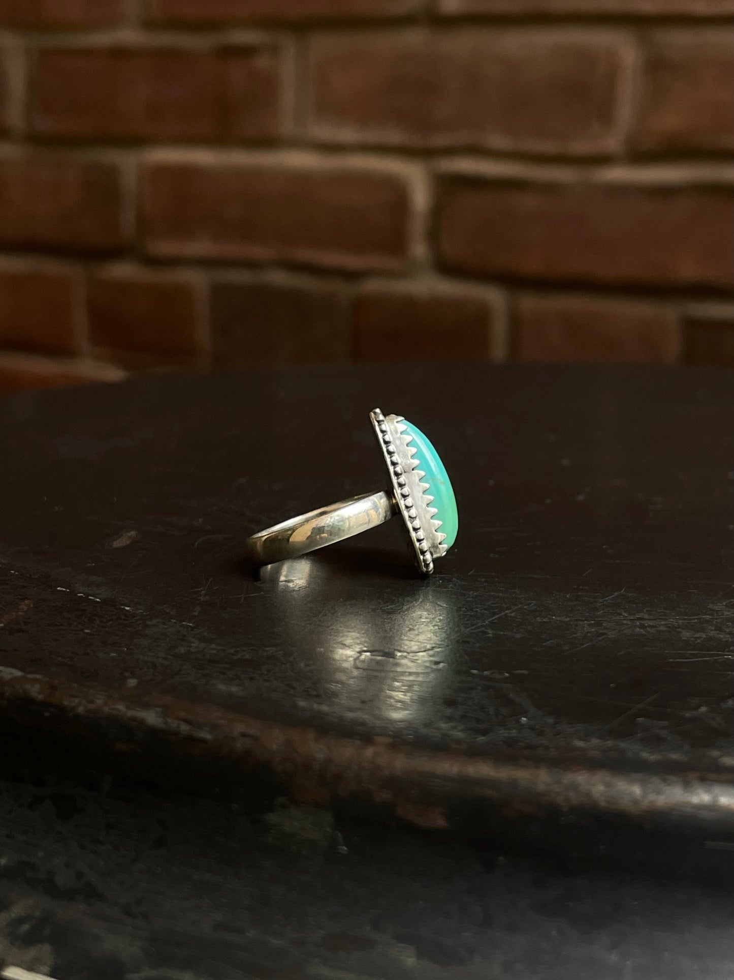 Turquoise Ring | 925 Sterling Silver Size 6 E441