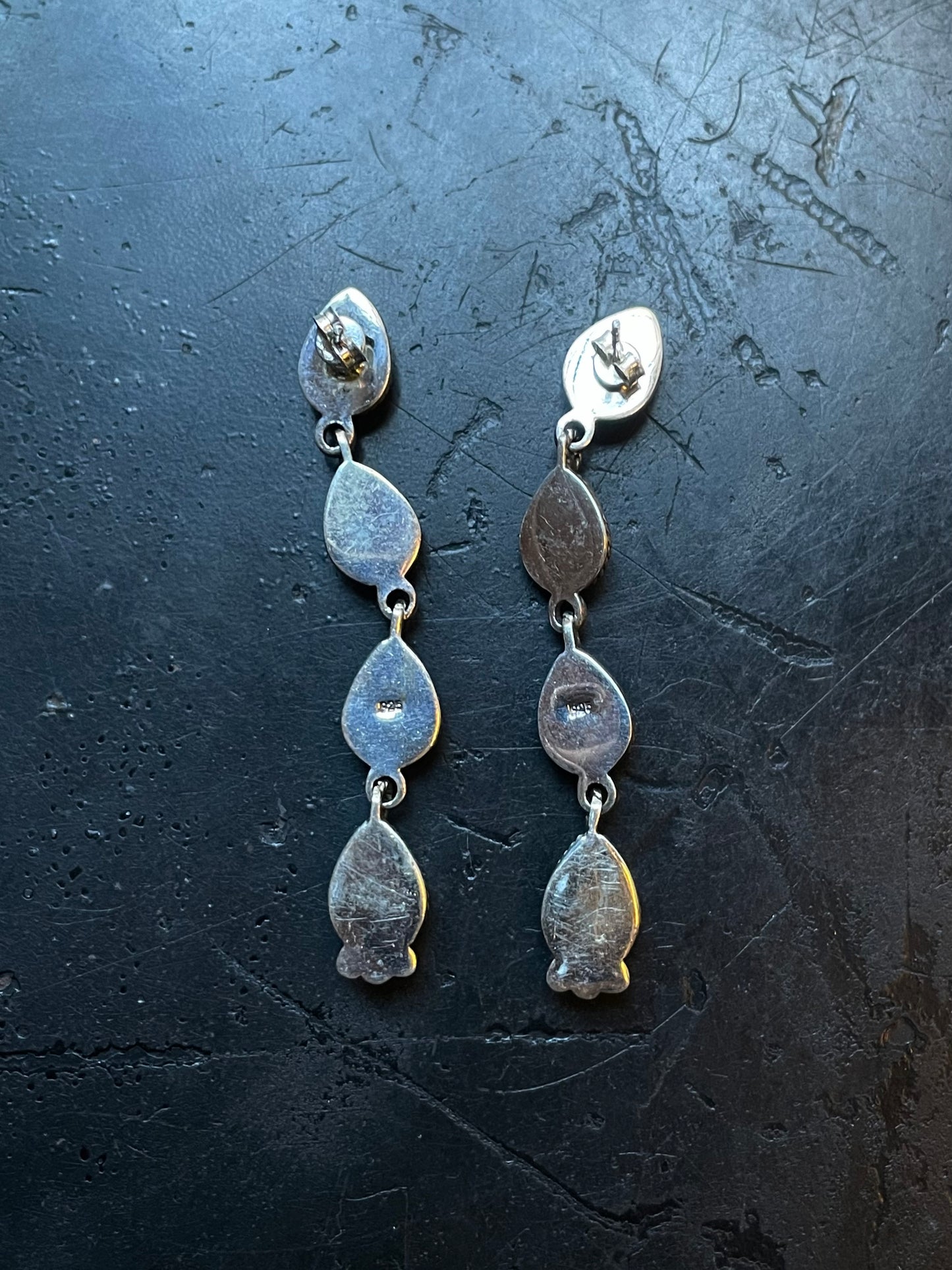 Kingman Turquoise Earrings | 925 Sterling Silver E380