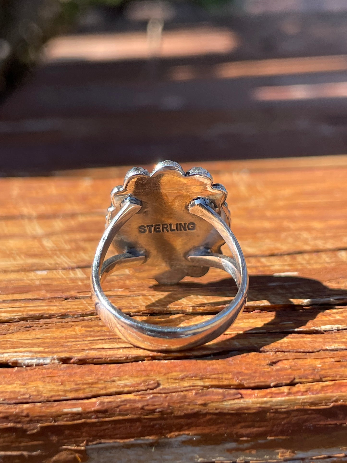 Pink Conch Ring Size 6 | 925 Sterling Silver B921