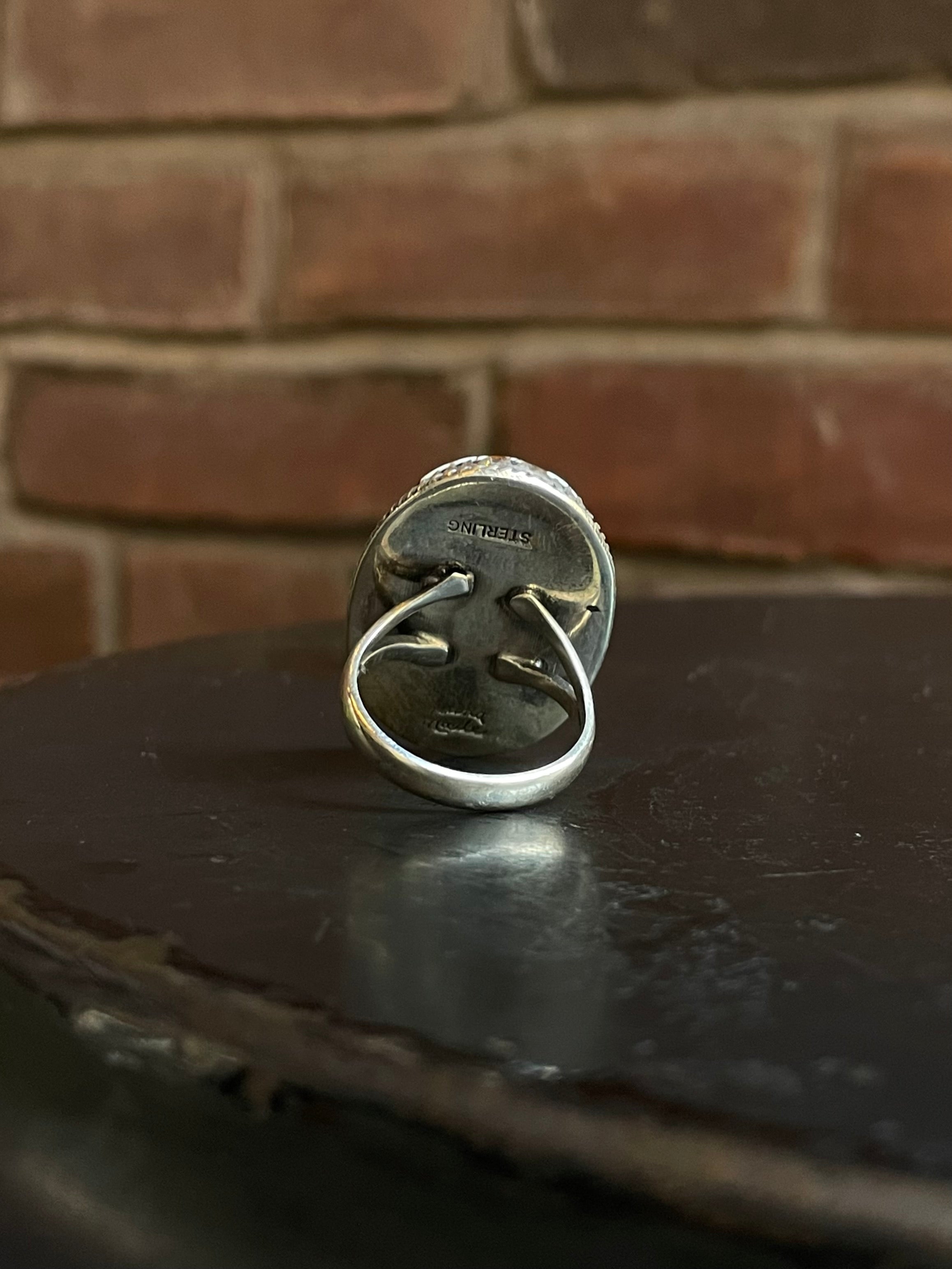 Wild Horse Ring | 925 Sterling Silver Size 9 G571