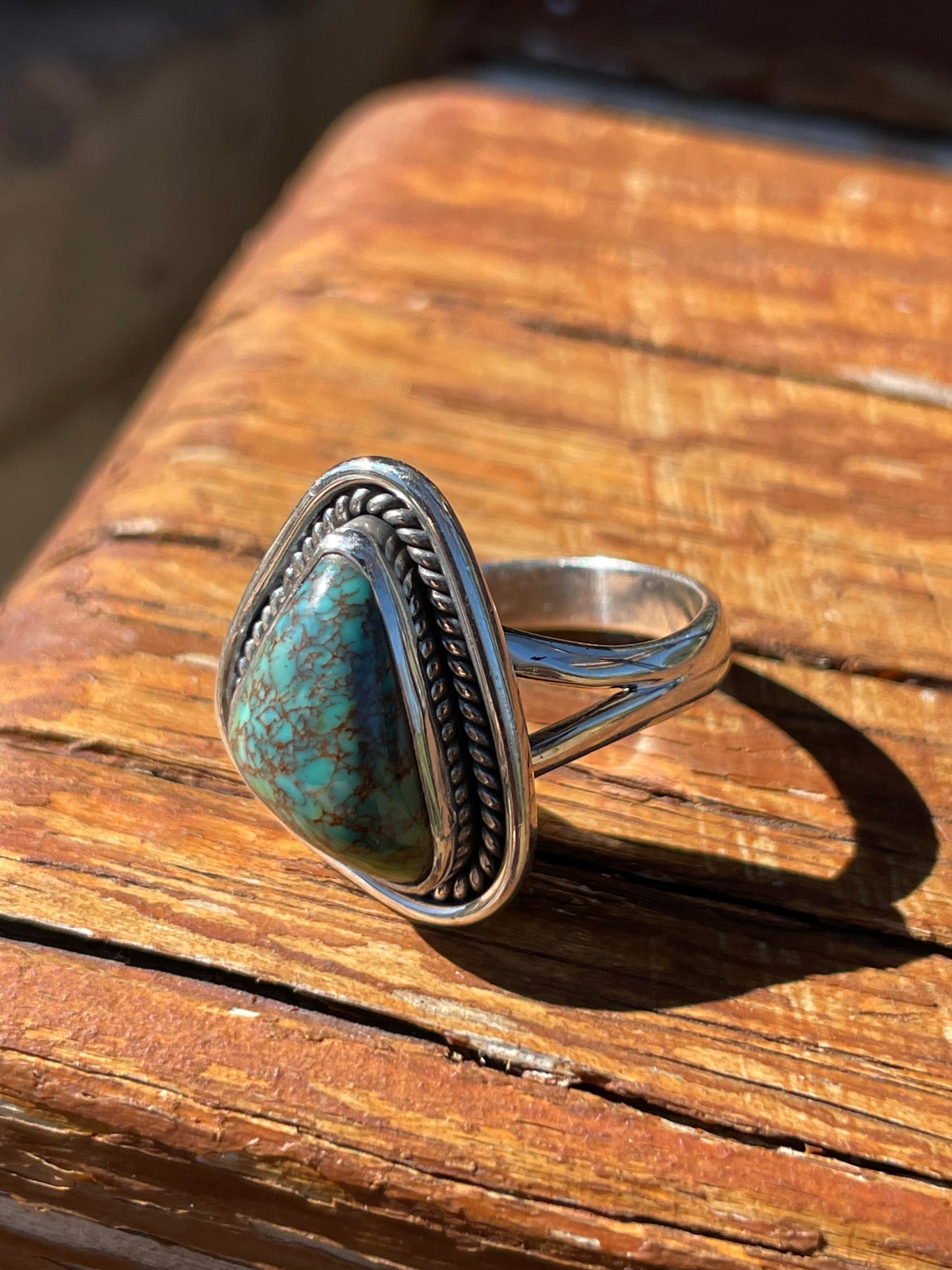 Turquoise Ring Size 7.25 | 925 Sterling Silver B926