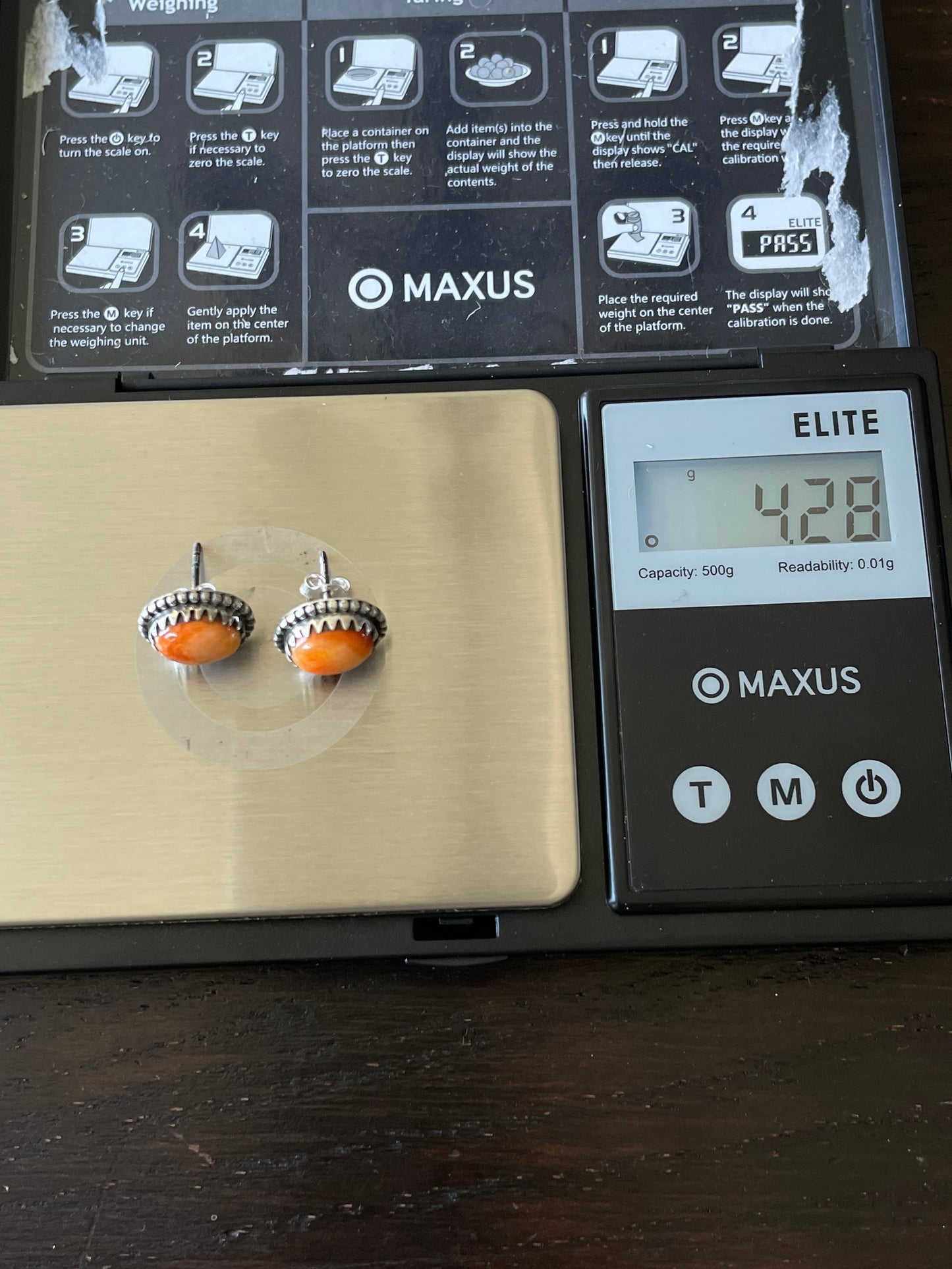 Spiny Oyster Stud Earrings | 925 Sterling Silver E806