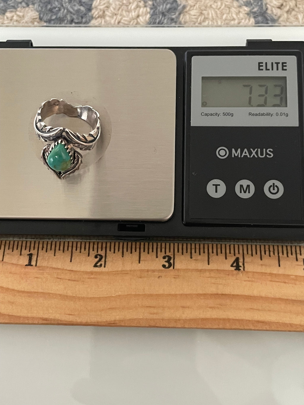 Turquoise Ring Size 9 | 925 Sterling Silver G778