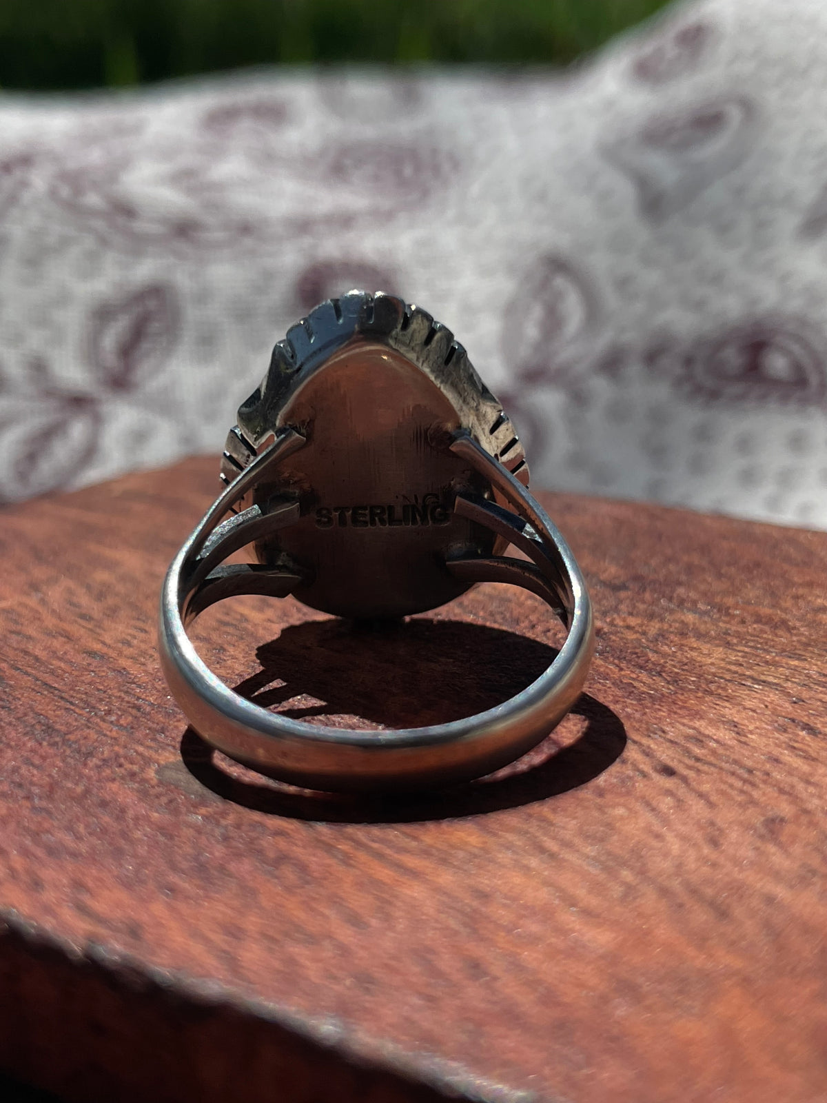 Pink Conch Ring Size 8.5 | 925 Sterling Silver D286